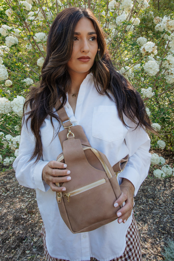 Sharon Sling Bag - Sand