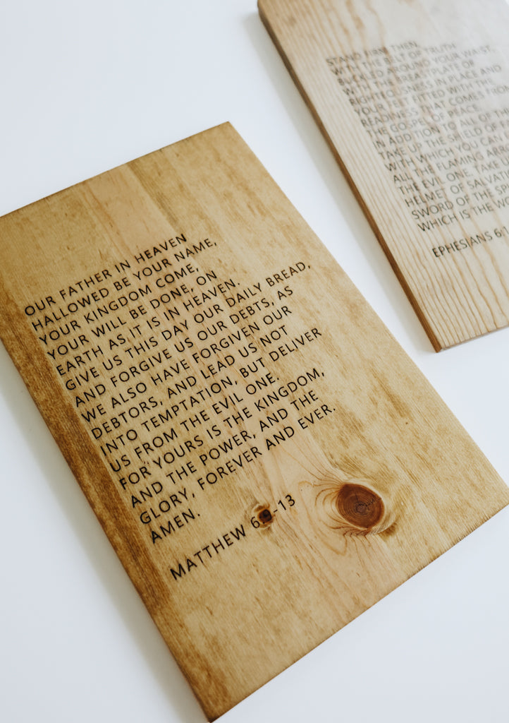 Lord's Prayer Wall Decor