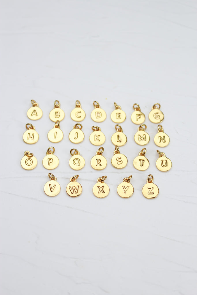 A-Z Charms - Gold