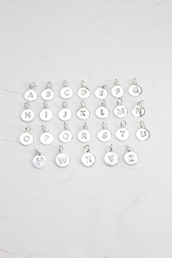 A-Z Charms - Silver