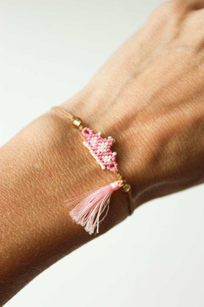 Beaded Crown Bracelet