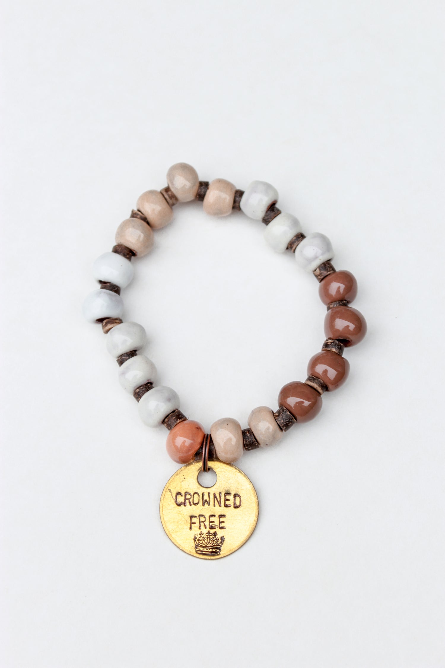 Claudine Clay Bead Bracelet