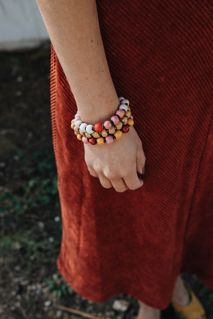 Dede Clay Bead Bracelet