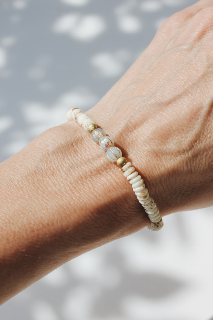 Ash and Ivory Bracelet