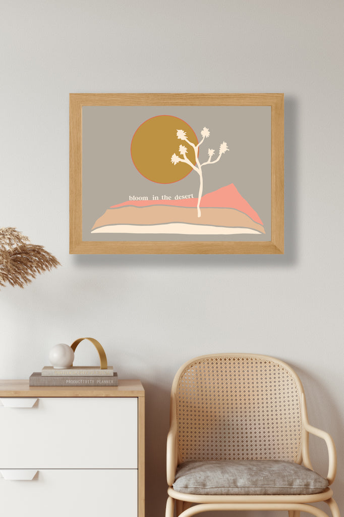 Bloom in the Desert Print