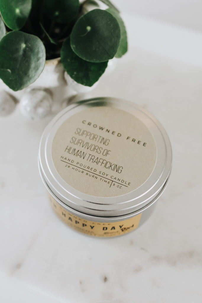 Oh Happy Day Candle