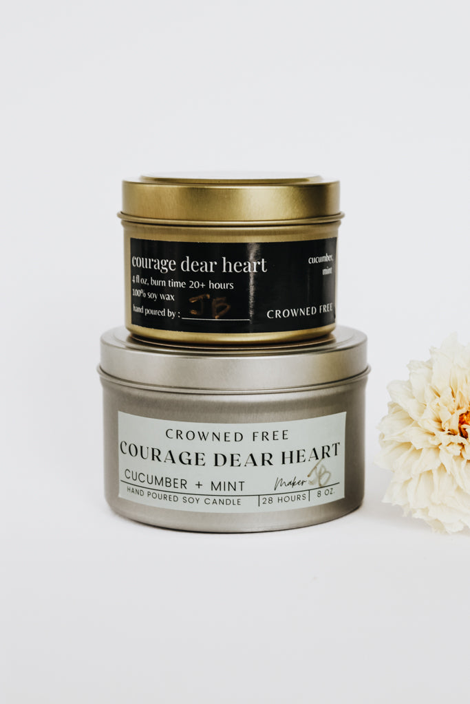 Courage Dear Heart Candle - Mini