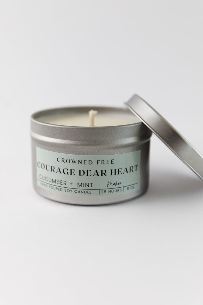 Courage Dear Heart Candle