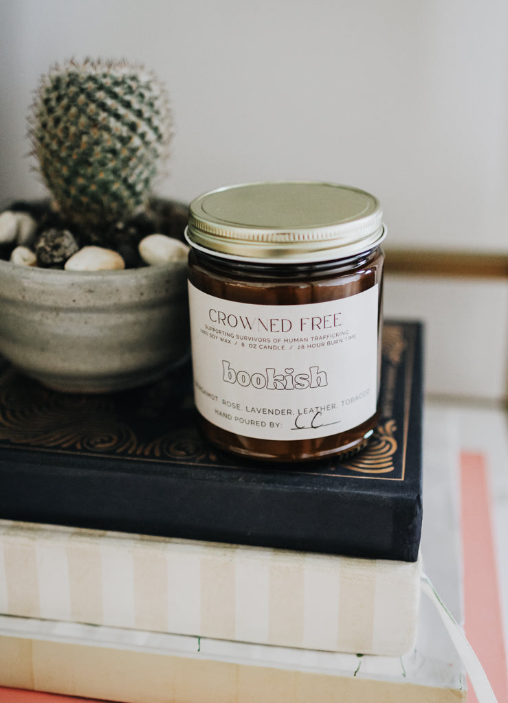 Bookish Candle