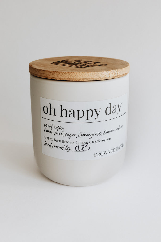 Oh Happy Day Candle - 10 oz