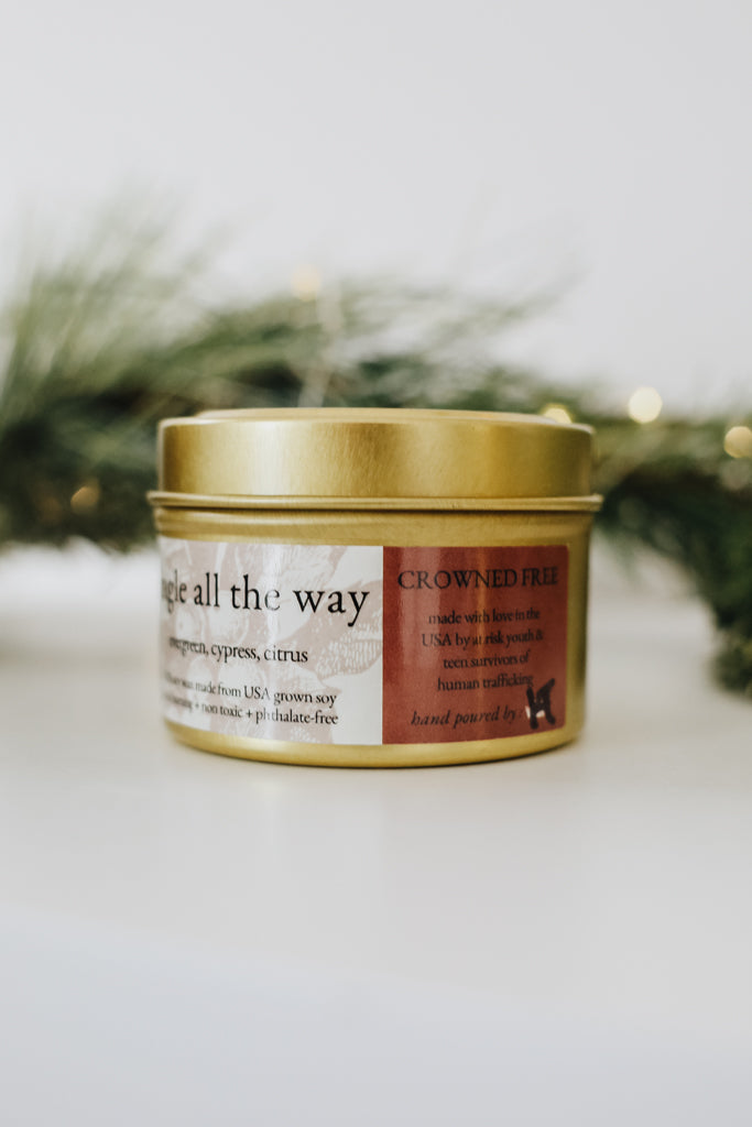 Jingle all the Way Candle - Mini