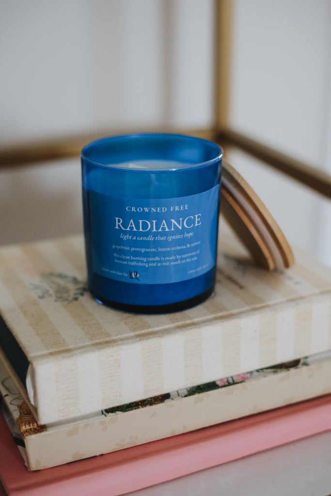 Radiance Candle - Blue