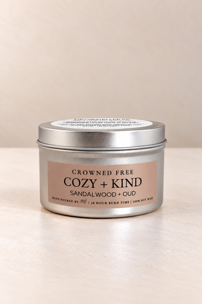 Cozy & Kind Candle - Silver Tin