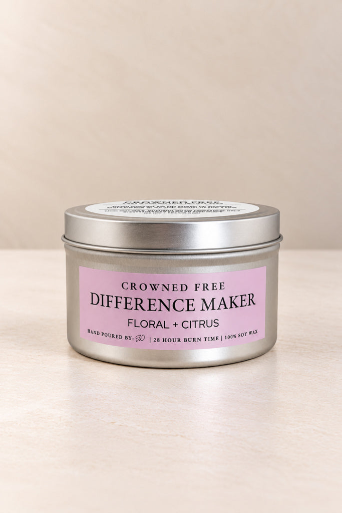Difference Maker Candle - Silver Tin