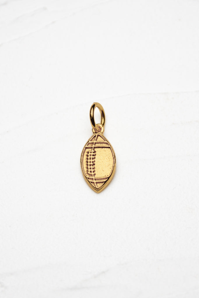 Football Charm - Gold