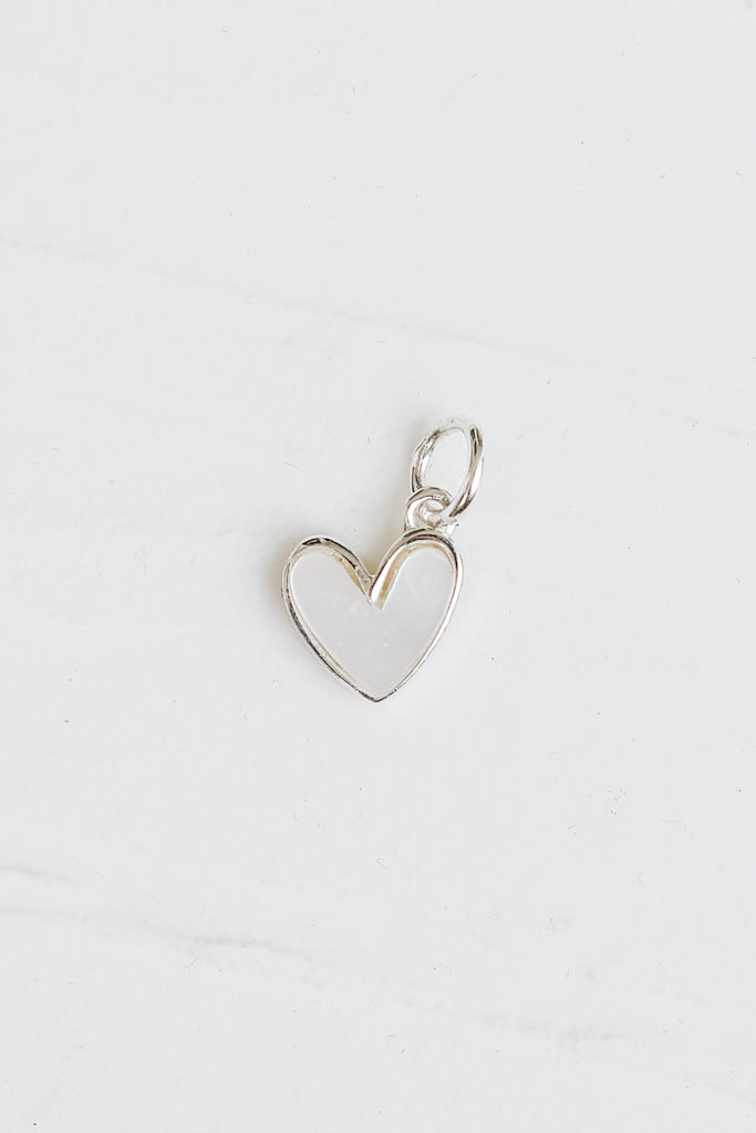 Heart Charm - Silver