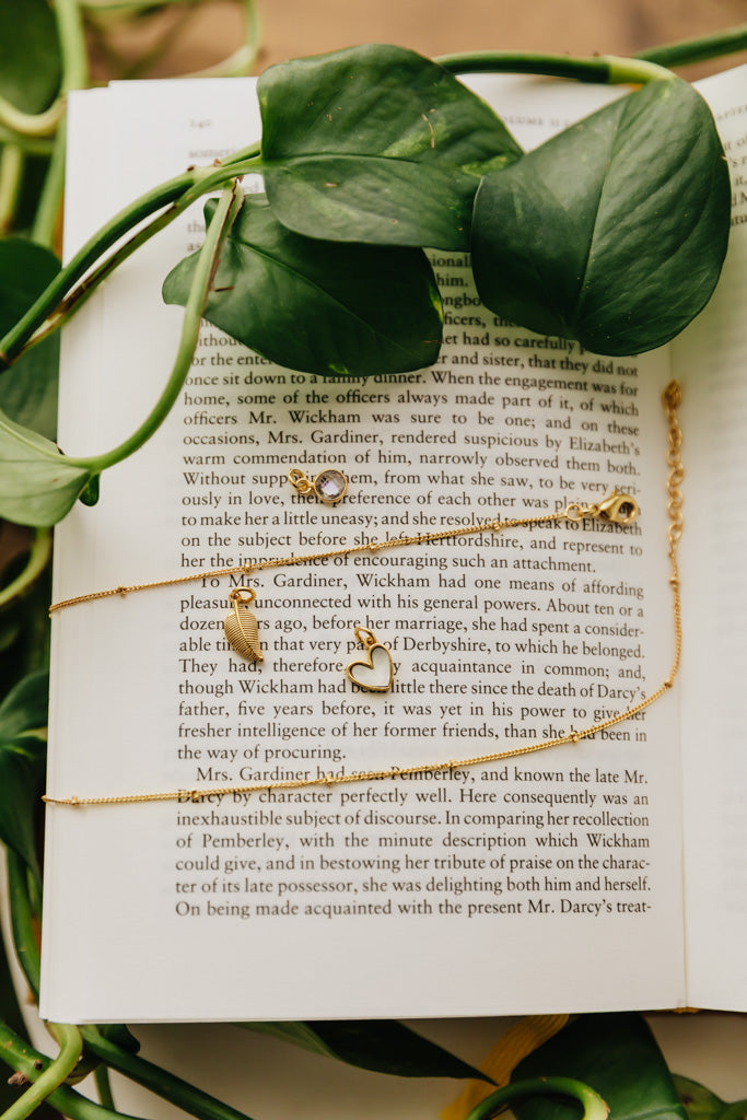 Feather Charm - Gold