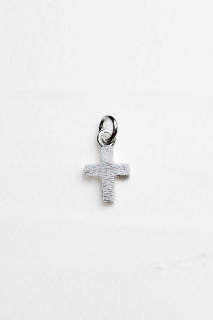 Cross Charm - Silver