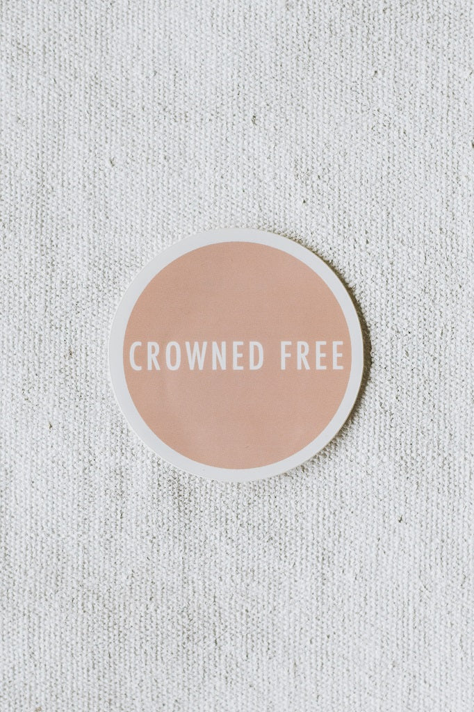 Crowned Free Logo Decal