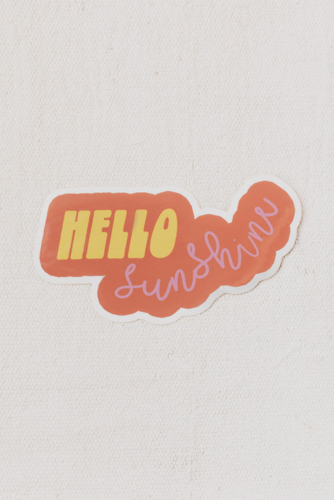 Hello Sunshine Decal