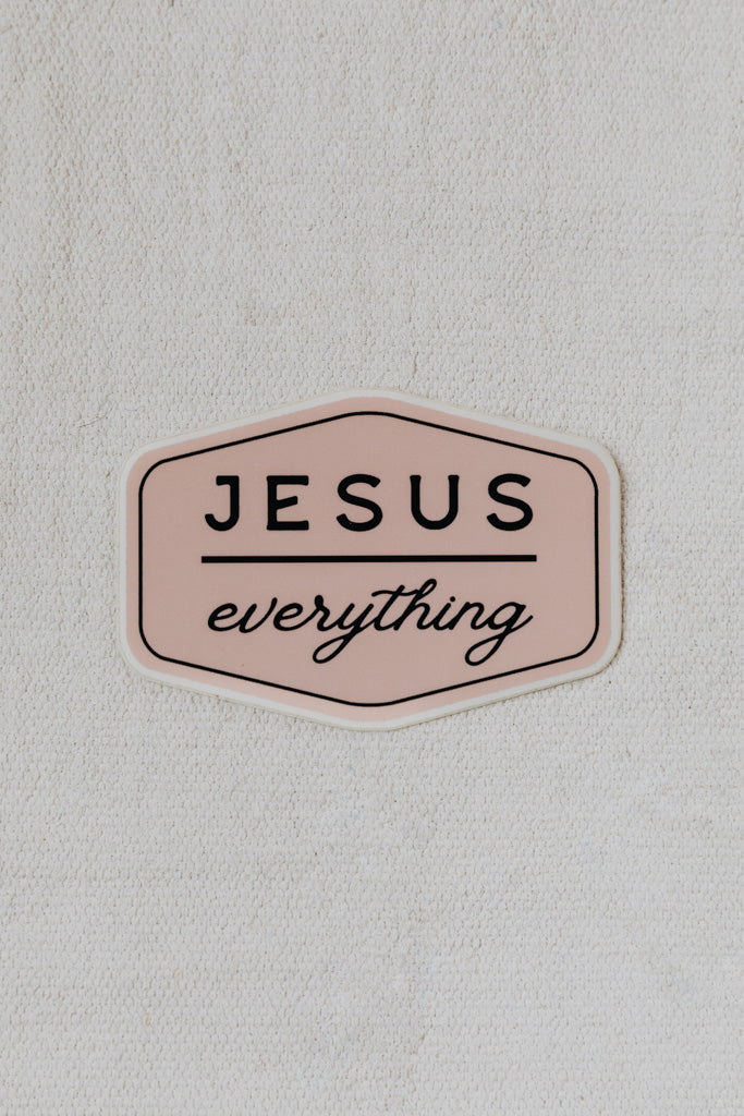 Jesus Over Everything Decal