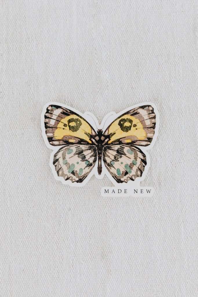 Made New Butterfly Decal