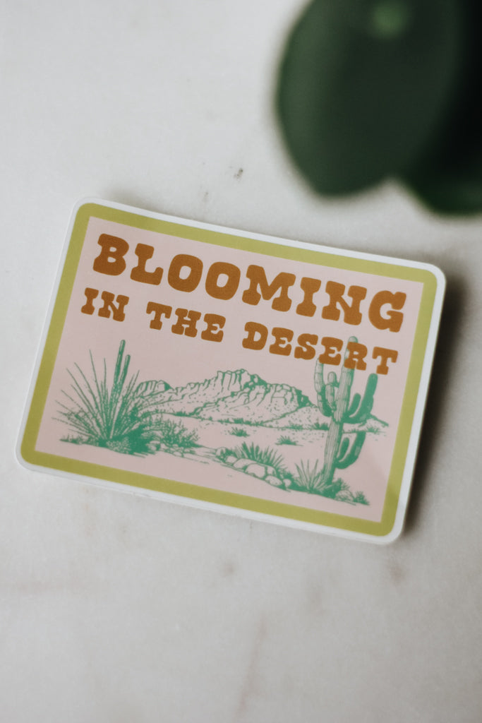 Blooming in the Desert Decal