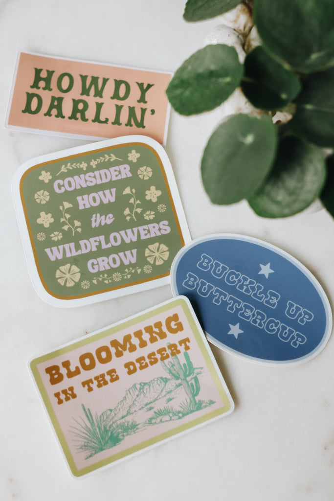 Buckle Up Buttercup Decal
