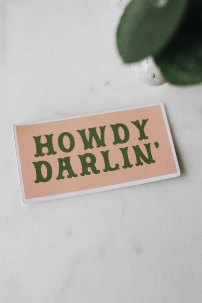 Howdy Darlin' Decal