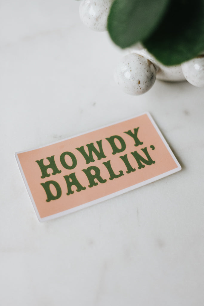 Howdy Darlin' Decal