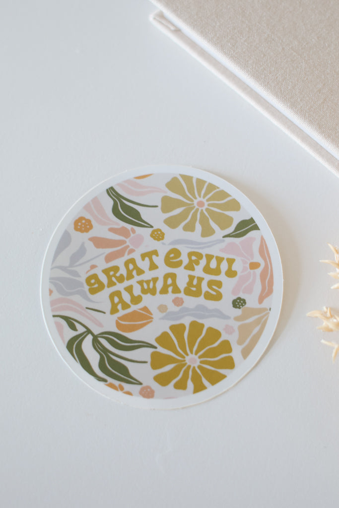 Grateful Always Decal