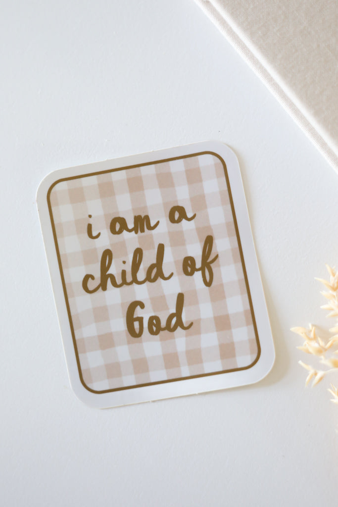 I Am A Child Of God Decal