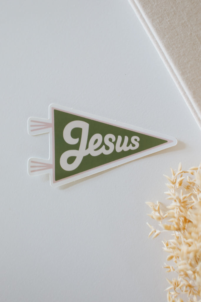 Jesus Pendant Decal