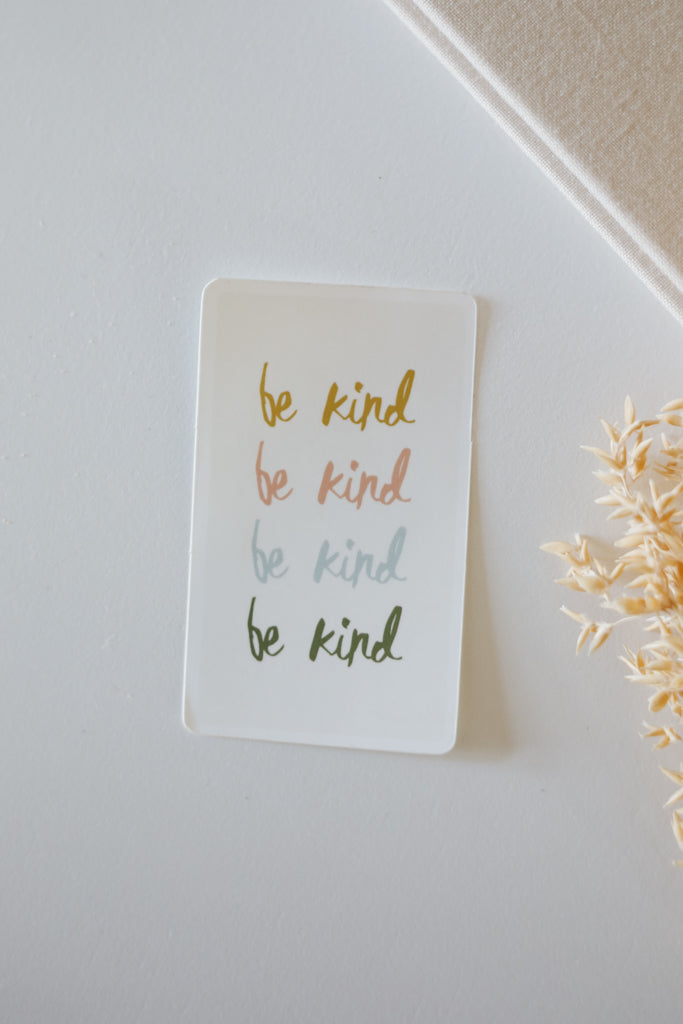 Be Kind Decal