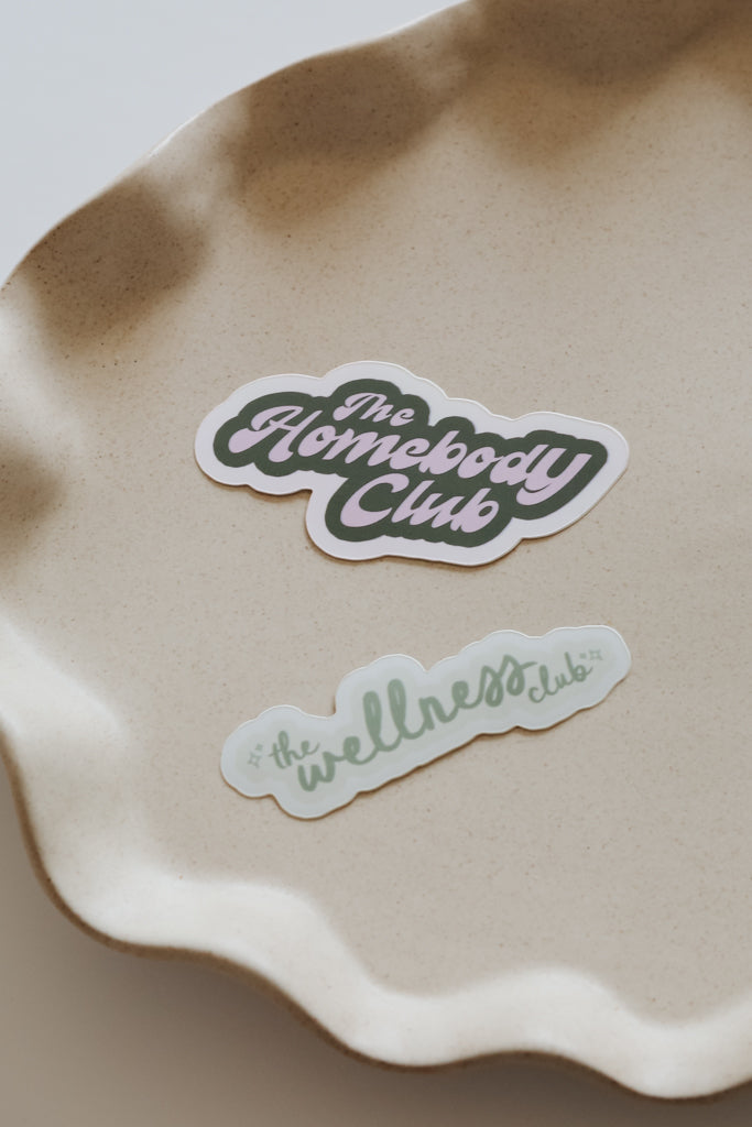 The Homebody Club Decal