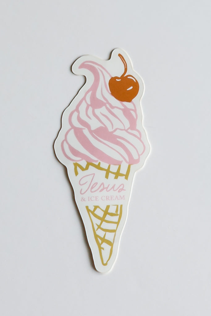 Jesus & Icecream Decal