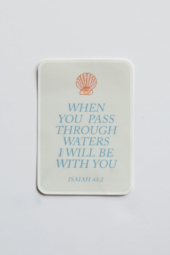 I Will Be With You Decal