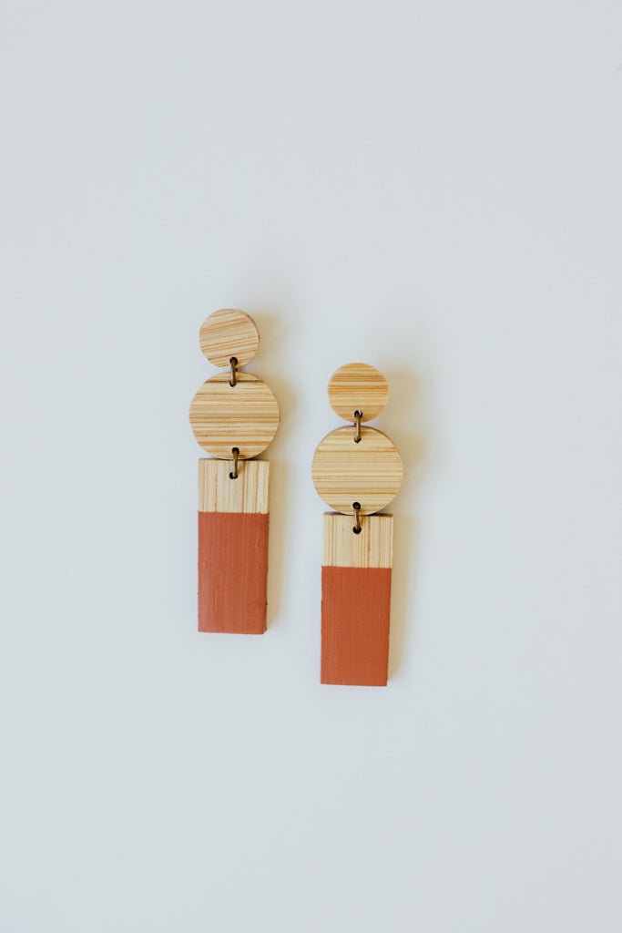 Harvest Earrings - Clay