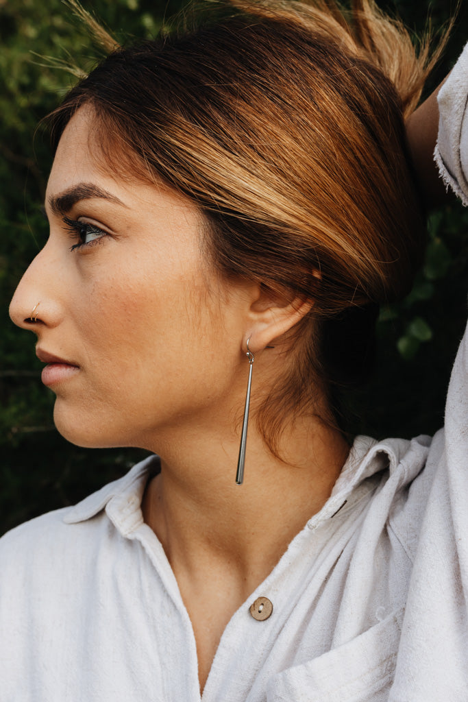 Branch Earrings in Silver