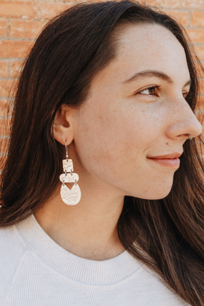 The Garden Earrings-Silver