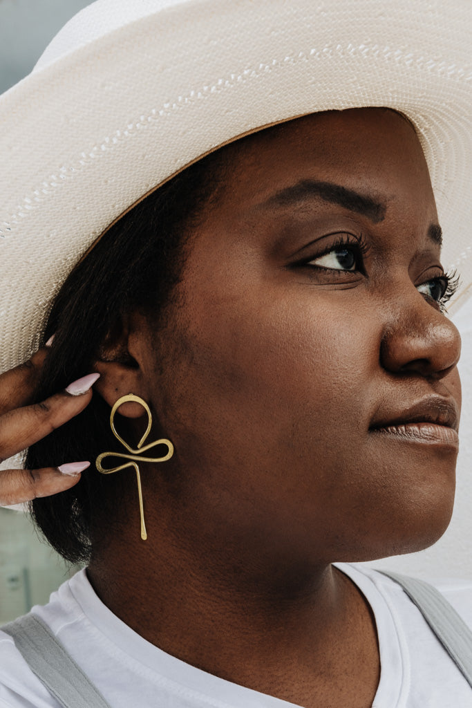 Intercessor Earrings-Gold