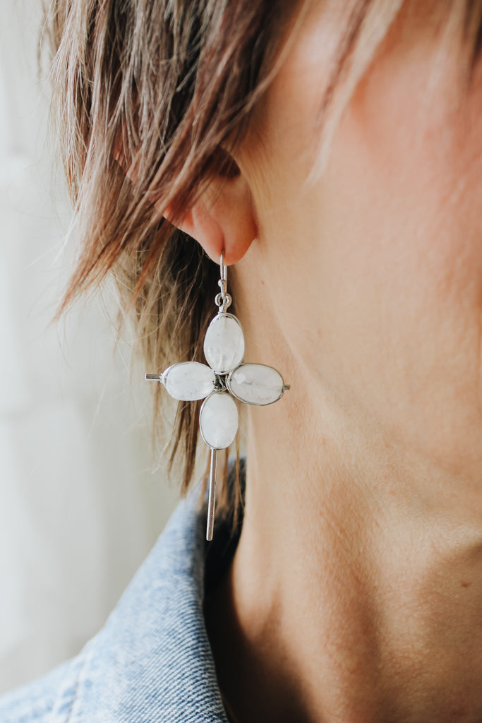 Benevolence Earrings-Silver