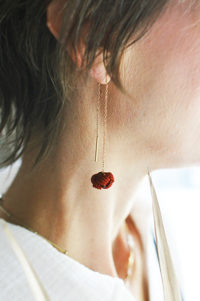 Ordained Earrings-Red