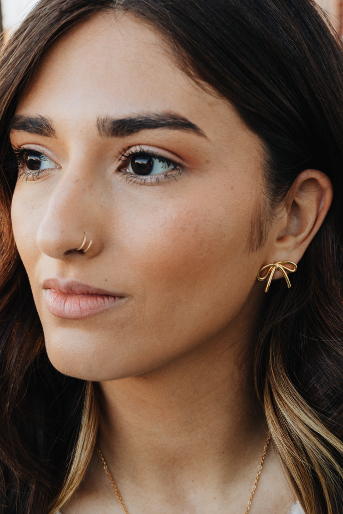 Tied Grace Earrings - Gold