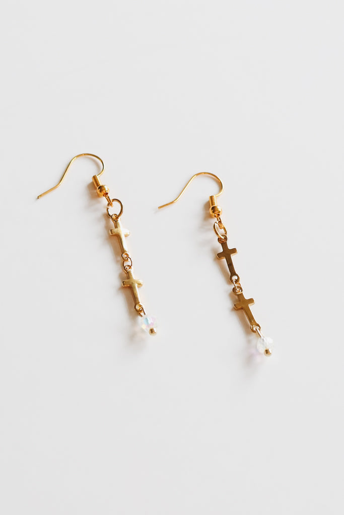 Never Ending Earrings - Waterproof Gold