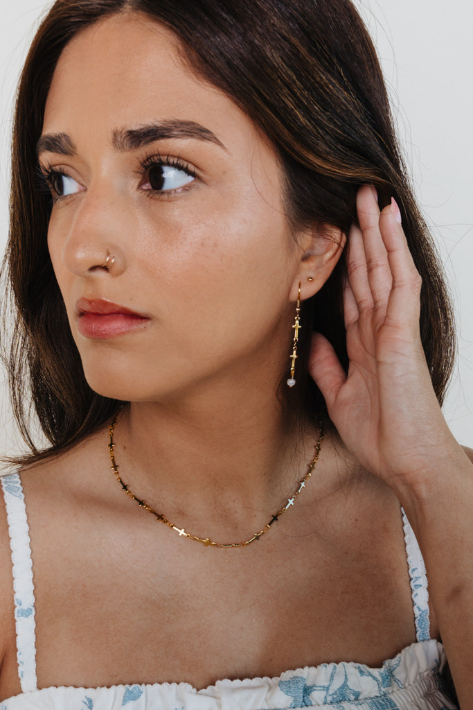 Never Ending Earrings - Waterproof Gold