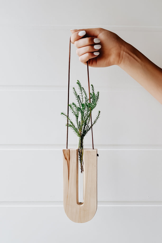 Blossom Hanging Vase - Light