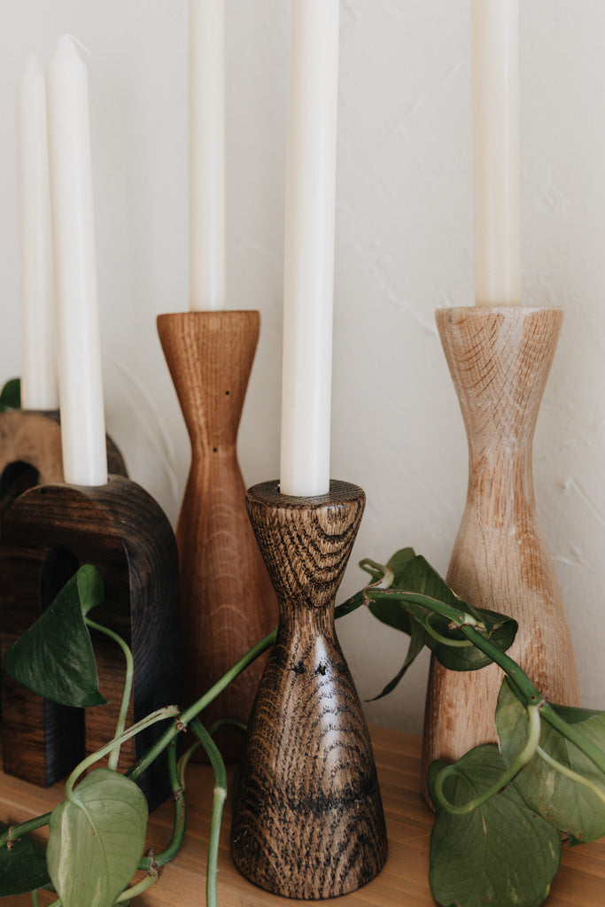 Carpenter Candle Holder Set (2 color options)