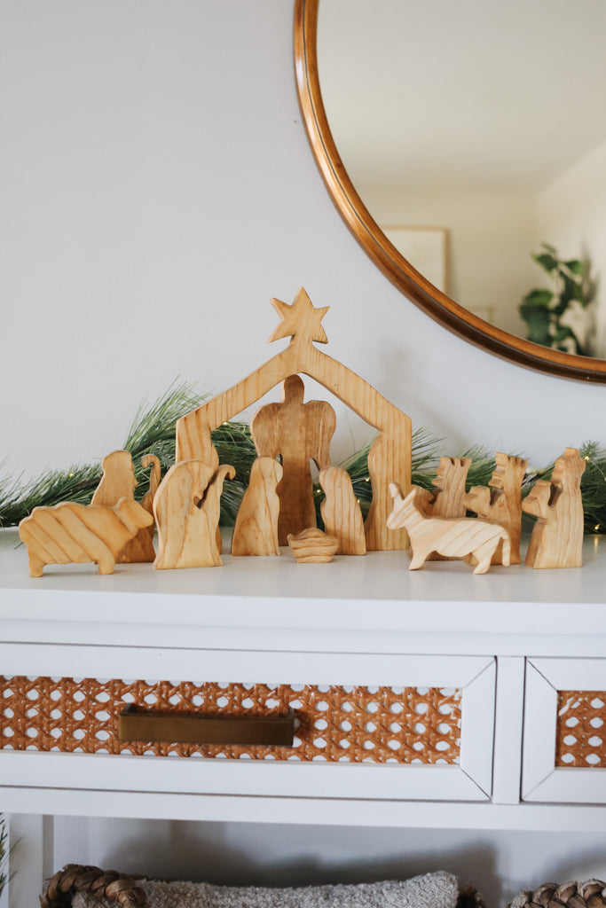 Star of Bethlehem Manger Scene - Character Add-On Set - Natural