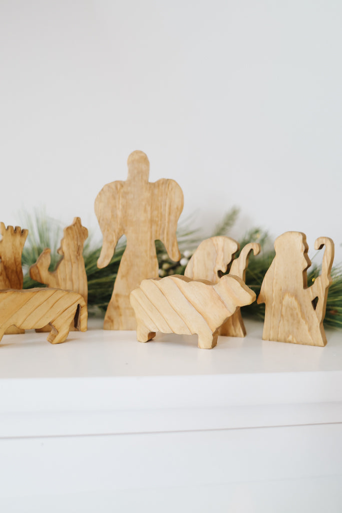 Star of Bethlehem Manger Scene - Animal Add-On Set - Natural